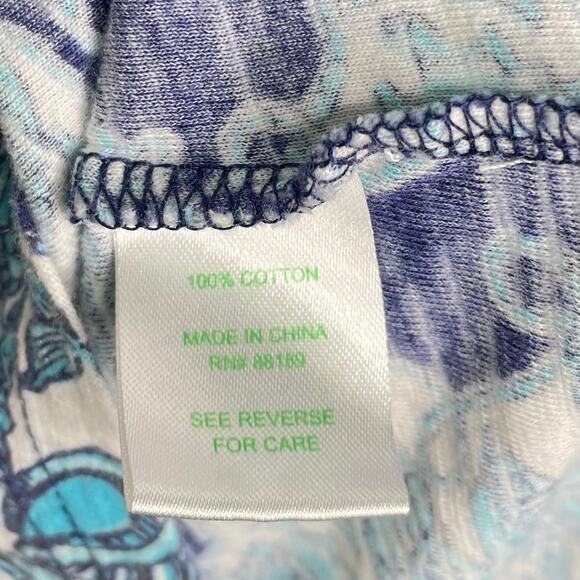 Lilly Pulitzer Sz S Shells Mermaid Blue Somerset Mini Dress in Hey Sailor Print - Picture 8 of 9